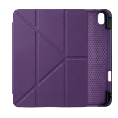 PS iPad A16 / 10.9 (10. nesil) Tri Folding Standlı Kılıf - Mor