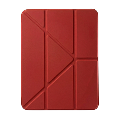 PS iPad Pro 11 inç (M5)/(M4) Tri Folding Standlı Kılıf - Kırmızı