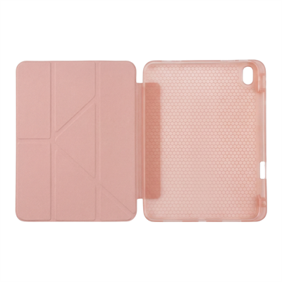 PS iPad A16 / 10.9 (10. nesil) Tri Folding Standlı Kılıf - Pembe