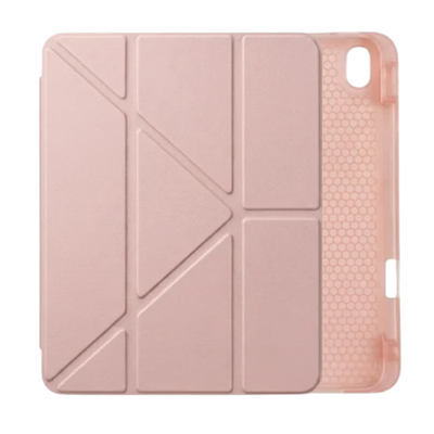 PS iPad A16 / 10.9 (10. nesil) Tri Folding Standlı Kılıf - Pembe