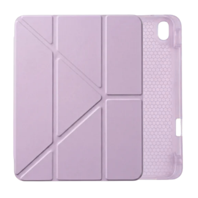 PS iPad A16 / 10.9 (10. nesil) Tri Folding Standlı Kılıf - Lila