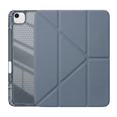 PS iPad Air 13 inç (M4)/(M3)/(M2) Tri Folding Standlı Kılıf - Gri