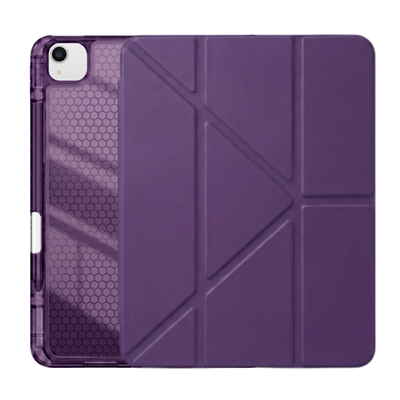 PS iPad Air 13 inç (M4)/(M3)/(M2) Tri Folding Standlı Kılıf - Mor