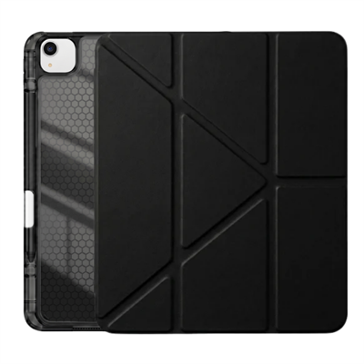 PS iPad Air 13 inç (M4)/(M3)/(M2) Tri Folding Standlı Kılıf - Siyah