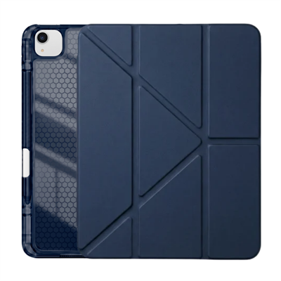 PS iPad Air 13 inç (M4)/(M3)/(M2) Tri Folding Standlı Kılıf - Lacivert