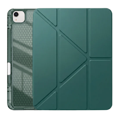 PS iPad Air 13 inç (M4)/(M3)/(M2) Tri Folding Standlı Kılıf - Haki