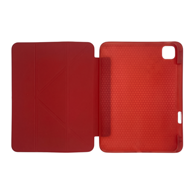 PS iPad Pro 13 inç (M5)/(M4) Tri Folding Standlı Kılıf - Kırmızı