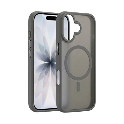 PS iPhone 17 Mist Serisi Magsafe Kılıf - Gri