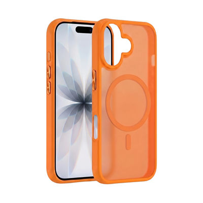 PS iPhone 17 Mist Serisi Magsafe Kılıf - Turuncu