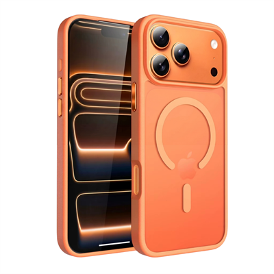 PS iPhone 17 Pro Max Mist Serisi Magsafe Kılıf - Turuncu
