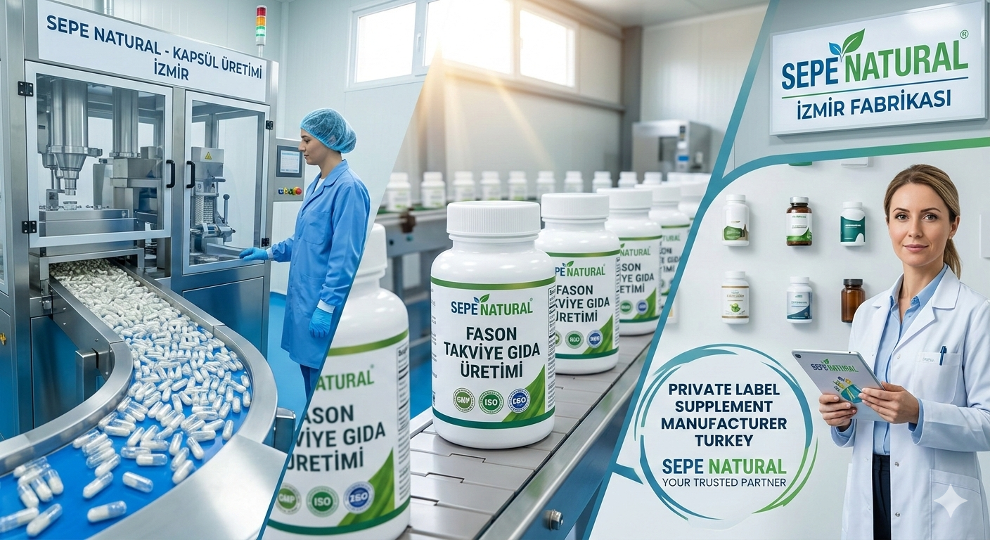 fason takviye gıda üretimi sepe natural,private label supplement manufacturer turkey,kapsül üretimi izmir