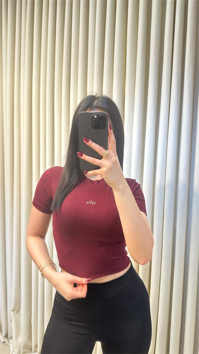 Bordo Marka Muadili Croptop