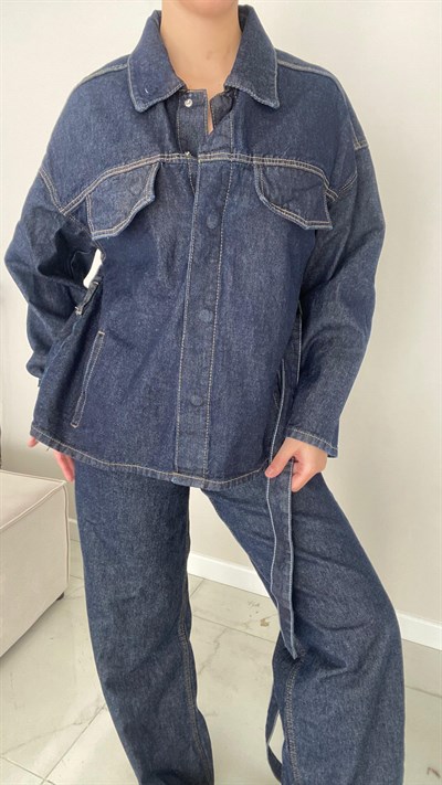 ÇITÇITLI DENIM CEKET