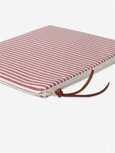 LINEA -Çizgili Bordo Laptop - Tablet Kılıfı