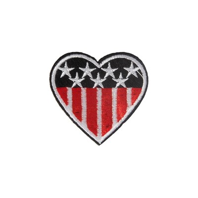 FUN PATCH - Heart- Yıldızlı Kalp Desen Yapışkanlı Yama