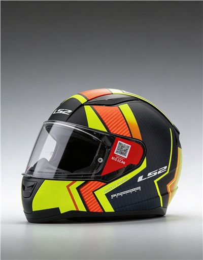 LS2 RAPID 2 EXTRA MAT NEON SARI-NAVY MAVİ KASK-90503948