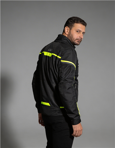 LS2 RIVA MONT SİYAH NEON SARI-90508615