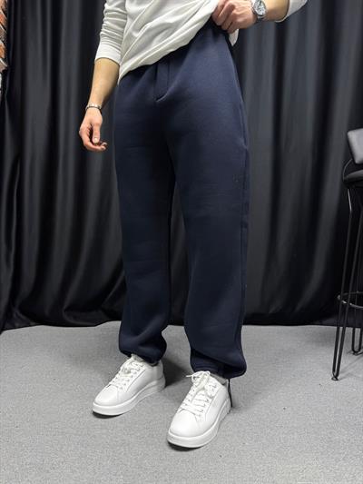 Ayarlanabilir Paça Basic Baggy Eşofman Lacivert
