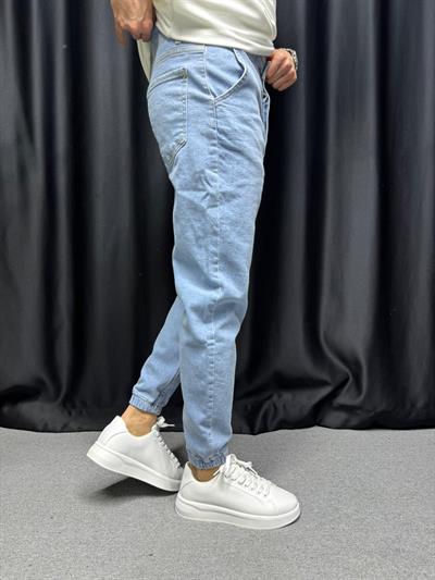 Dnt Likralı Jogger Pantolon Mavi