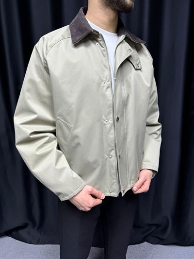 Oversize Su Geçirmez Mevsimlik Ceket Yeşil