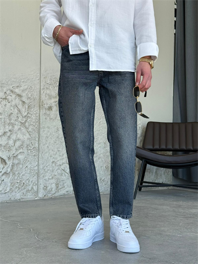 Asit Yıkama mavi Boyfrıend Kot Pantolon