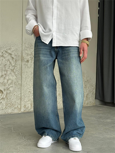 Balon Kalıp Mavi Baggy Pantolon