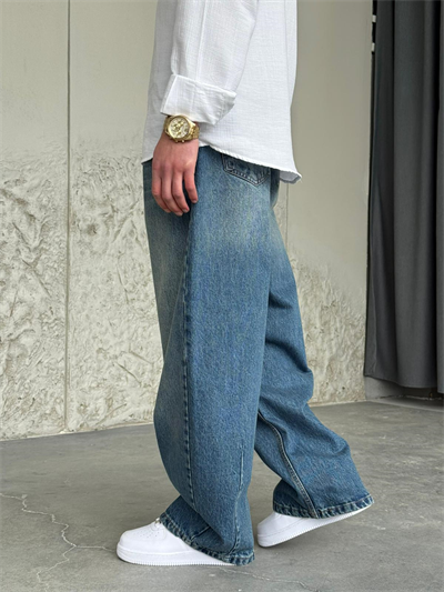 Balon Kalıp Mavi Baggy Pantolon