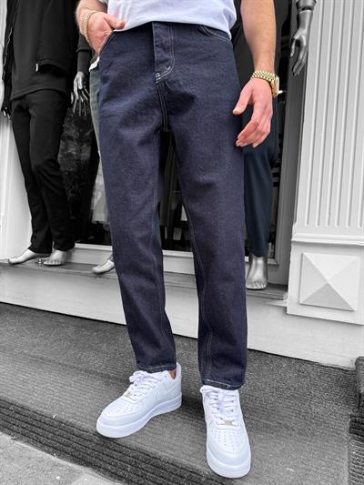 Dikişli Lacivert Boyfriend