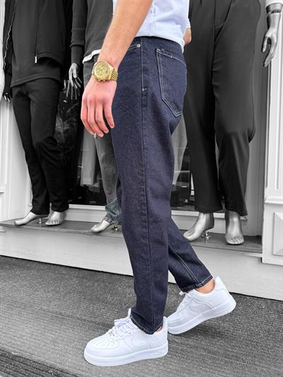 Dikişli Lacivert Boyfriend