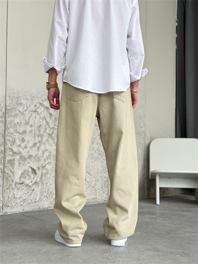 Gabardin Mint Yeşil Baggy Pantolon 