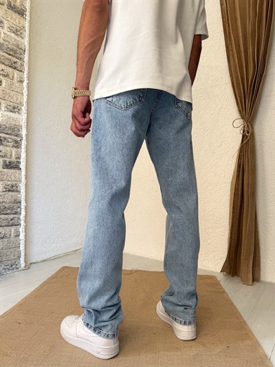 Kar Yıkama Baggy Kot Pantolon 