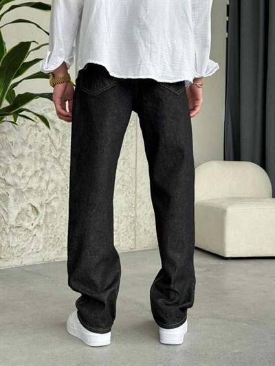 Kırçıllı Baggy Kot Pantolon