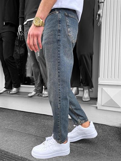 Koyu Mavi Yıkamalı Boyfriend