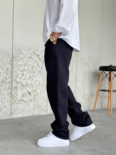 Lacivert Gabardin Regular Kalıp Pantolon 