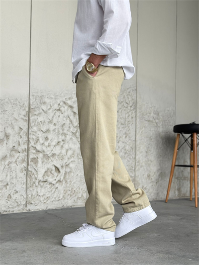 Mint Yeşili Regular Kalıp Gabardin Pantolon