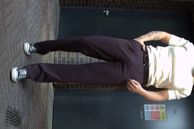 Casual Bordo Kumaş Pantolon