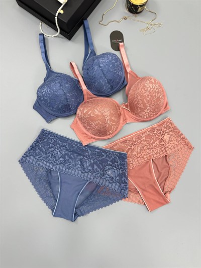 C-Cup Dolgusuz & Destekli Lavia 2li Set