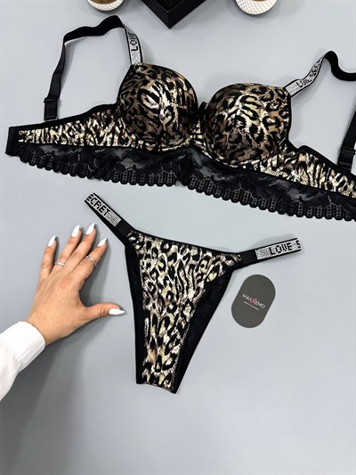 Love Secret Leopar Sütyen Takımı