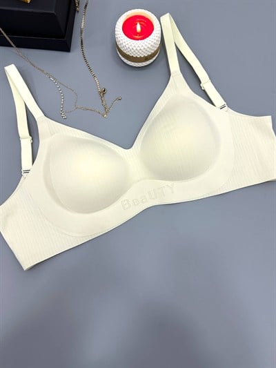 Premium BeaUTY Ekru Rengi Lazer Sütyen