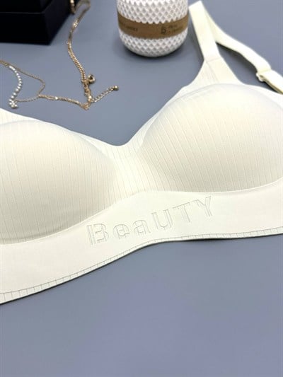 Premium BeaUTY Ekru Rengi Lazer Sütyen