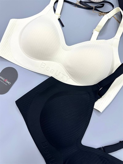 Premium BeaUTY Ekru ve Siyah İkili Set