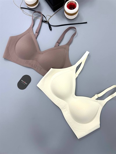 Premium BeaUTY Kahve ve Ekru İkili Set