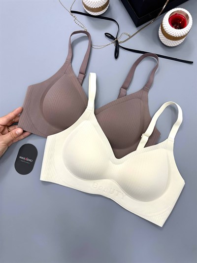 Premium BeaUTY Kahve ve Ekru İkili Set