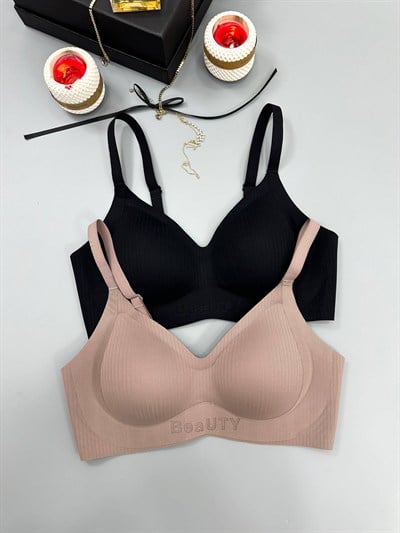 Premium BeaUTY Siyah ve Kahve İkili Set