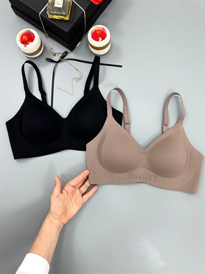 Premium BeaUTY Siyah ve Kahve İkili Set