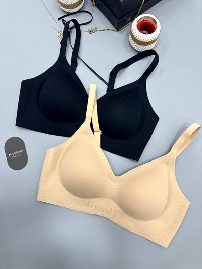 Premium BeaUTY Ten ve Siyah Renk İkili Set
