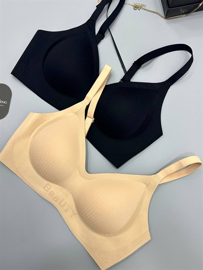 Premium BeaUTY Ten ve Siyah Renk İkili Set