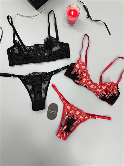 Vonna Black,& Red Set ( 4 Parça )