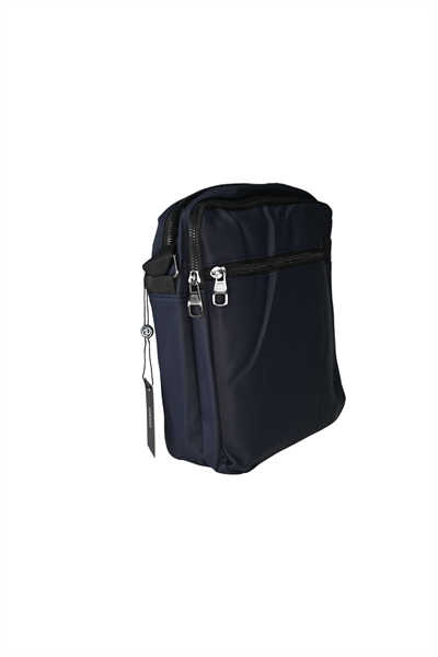 Duki Daso Unisex Lacivert Fermuarlı Çok Cepli Çapraz Omuz Çantası | SUMMER T8185 LACİVERT