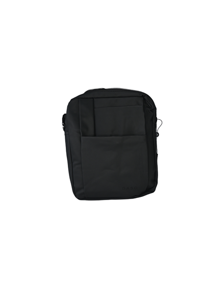 Duki Daso Unisex Siyah Fermuarlı Çok Cepli Çapraz Omuz Çantası | SUMMER T8185 SİYAH